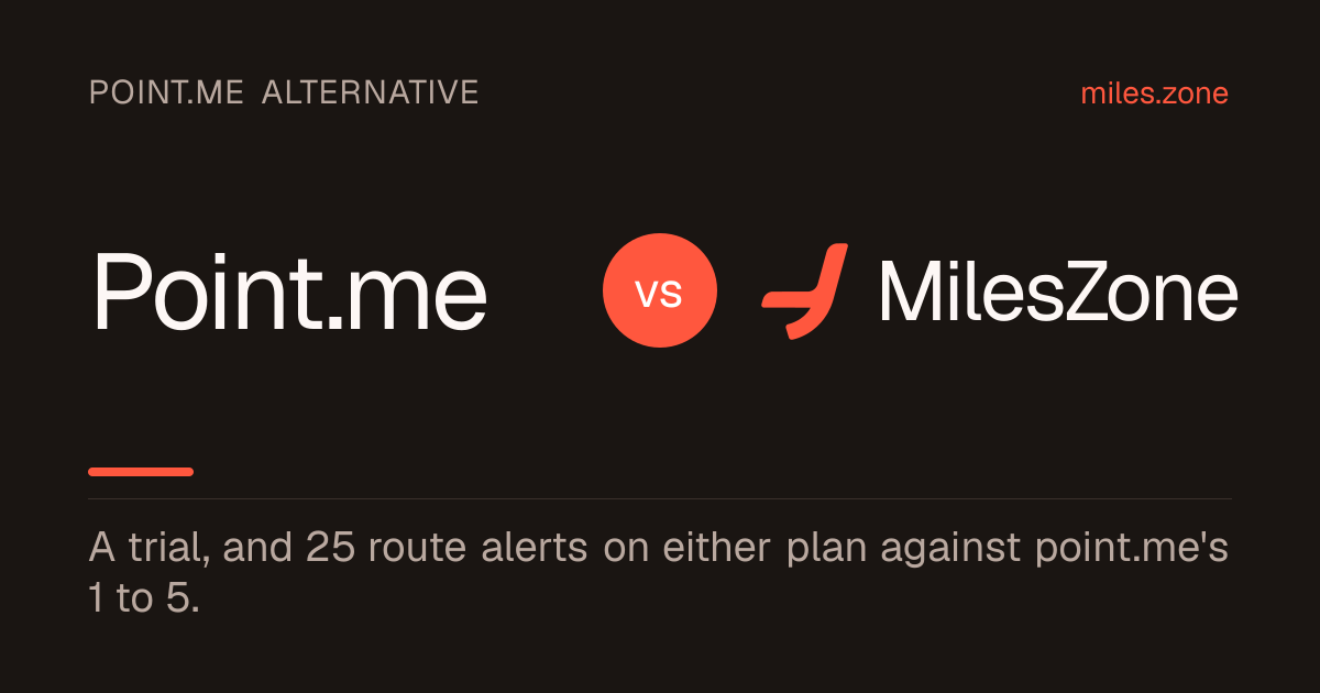 Point.me vs MilesZone