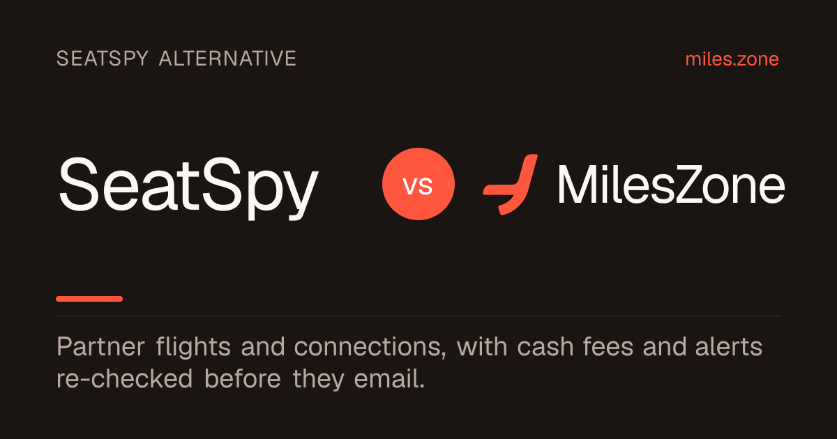 SeatSpy vs MilesZone
